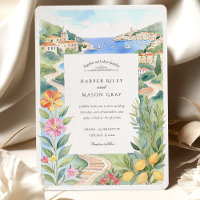 Aquarelle Mariage Riviera française