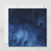 Invitation Aquarelle marine Baby shower de garçon bleu marine (Dos)