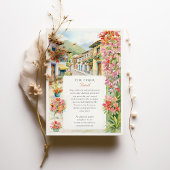 Invitation Aquarelle Medellín Colombie Mariage