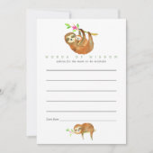 Invitation Aquarelle mignonne Baby shower à thème de fentes C (Devant)