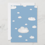 Invitation Aquarelle mignonne Baby shower bébé ours (Dos)