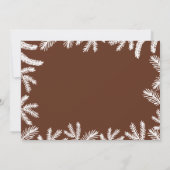 Invitation Aquarelle mignonne Bear 1er anniversaire (Dos)