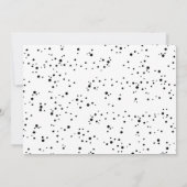 Invitation Aquarelle mignonne Ladybug premier anniversaire (Dos)