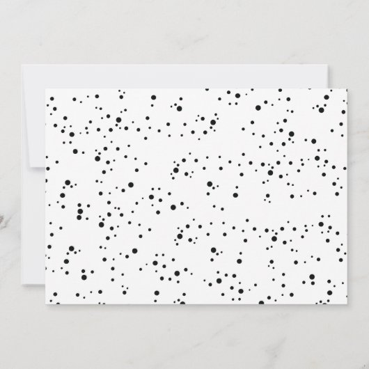 Invitation Aquarelle mignonne Ladybug premier anniversaire (Dos)