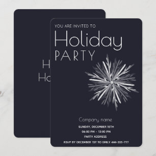 Invitation Aquarelle minimaliste Fête d'entreprise