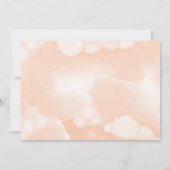 Invitation Aquarelle moderne Blush Géométrique 21e anniversai (Dos)