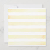 Invitation Aquarelle moderne Floral Rose Fleur sauvage Mariag (Dos)