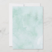 Invitation Aquarelle moderne Première communion sainte Invita (Dos)