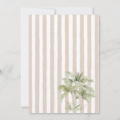 Invitation Aquarelle moderne Sables Sables Starlight Bride la (Dos)