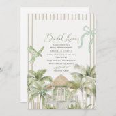 Invitation Aquarelle moderne Sables Sables Starlight Bride la (Devant / Derrière)