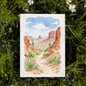 Invitation Aquarelle Monument Valley Utah