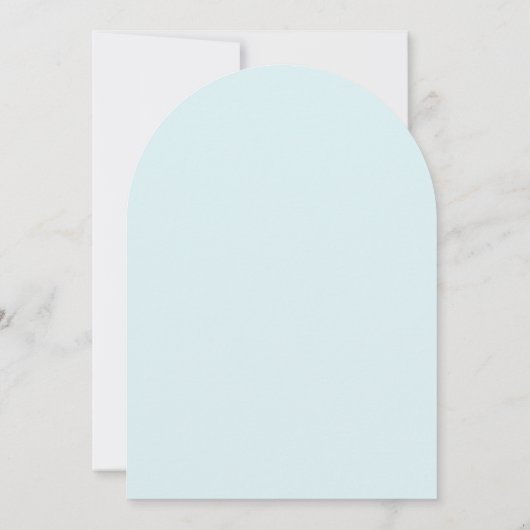 Invitation Aquarelle Mosquée Aïd al Adha Dîner Bleu (Dos)