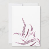 Invitation Aquarelle mystique Boho Mariage succulent (Dos)