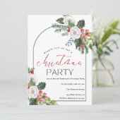 Invitation Aquarelle Noël (Debout devant)