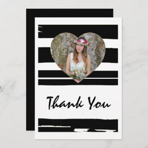 Invitation Aquarelle noire et blanche colorée Photo Graduati