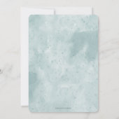 Invitation Aquarelle Oiseau Hatching Baby shower neutre (Dos)