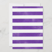 Invitation Aquarelle ou traitement Baby shower d'Halloween (Dos)