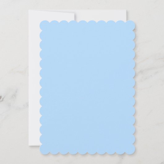 Invitation Aquarelle Ours Lune Bleu Douche Or par Mail (Dos)