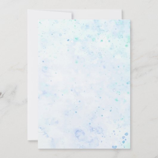 Invitation Aquarelle Oyster Roast & Champagne Fiançailles (Dos)