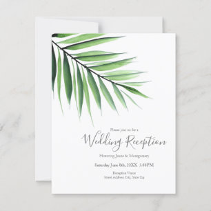 Invitation Aquarelle Palm