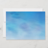 Invitation Aquarelle Palm Feuilles Couple's Shower (Dos)