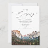 Invitation Aquarelle Parc national Yosemite Nous sommes Elopi (Devant)