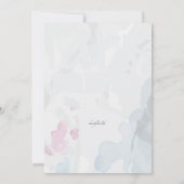 Invitation Aquarelle Paris (Dos)