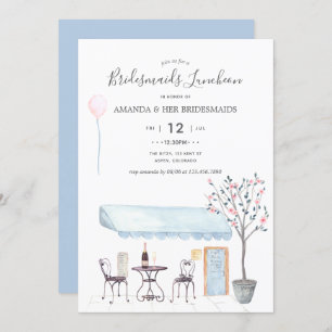 Invitation Aquarelle Paris Bridal Dîner