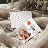 Invitation Aquarelle Parties scintillant Rose Gold ballon 3e