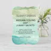 Invitation aquarelle peinte à la main (Debout devant)