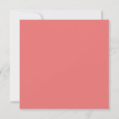 Invitation Aquarelle Peony Fleurs Roses Coral Blanc Douche (Dos)
