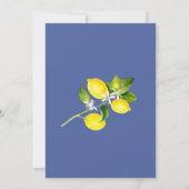 Invitation Aquarelle Petit Citrus Lemon Spectacle bébéInvitat (Dos)