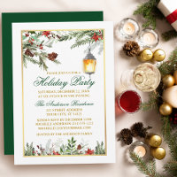 Aquarelle Pines Poinsettia Gold