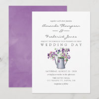 Aquarelle Pois doux Mariage