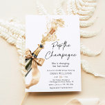 Invitation Aquarelle Pop La Fête des mariées Champagne<br><div class="desc">Faites-vous plaisir avec l'invitation exquise des nuptiaux à venir, avec un design doré éblouissant et des accents d'aquarelle charmants. L'élégante combinaison de tons dorés et de délicats détails d'aquarelle ouvre la voie à une fête remplie de glamour et de sophistication. L'invitation se vante de dire "Elle change son nom de...</div>