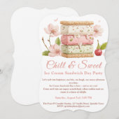 Invitation aquarelle pour la journée du Sandwich à (Devant / Derrière)