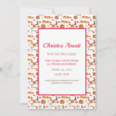 Invitation aquarelle pour le Tsoureki du jour de P (Devant)