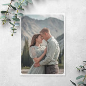 Invitation aquarelle printemps fleurit avec mariage photo