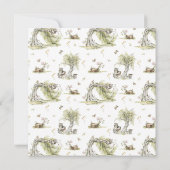 Invitation Aquarelle qu'il ou elle porte Révélation de genre (Dos)