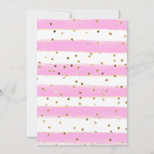 Invitation Aquarelle Rabbit de Pâques et Baby shower de fleur (Dos)