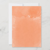 Invitation Aquarelle Raccoon Automne Baby Sprinkel (Dos)