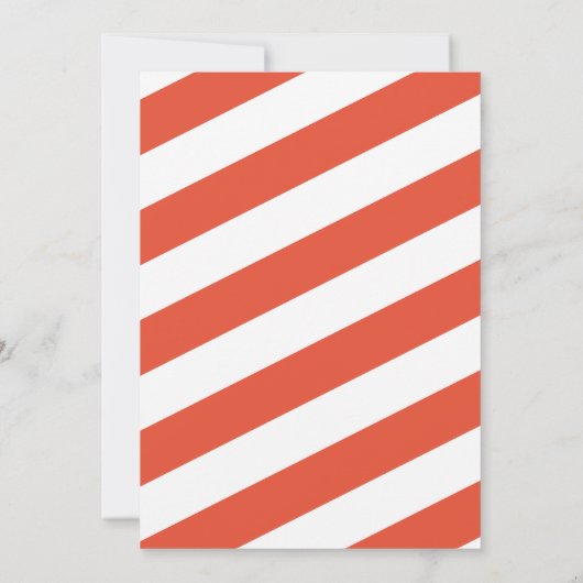 Invitation Aquarelle Reindee de Noël (Dos)