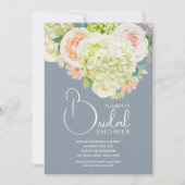 Invitation Aquarelle Ressort Fête des mariées florale (Devant)