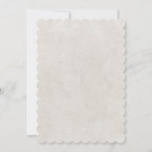 Invitation Aquarelle ressort floral et baby shower d'oiseaux (Dos)