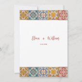 Invitation Aquarelle romantique Venise Italie Mariage (Dos)