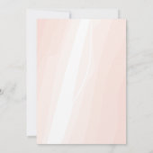 Invitation Aquarelle rose (Dos)