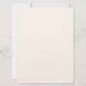 Invitation Aquarelle rose arabe anglais musulman (Dos)