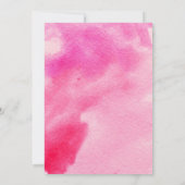 Invitation Aquarelle rose croix florale Première sainte commu (Dos)