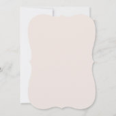 Invitation Aquarelle rose douce Fleur 90e anniversaire Brunch (Dos)