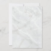 Invitation Aquarelle rose et blanc moderne Fleur Anniversaire (Dos)